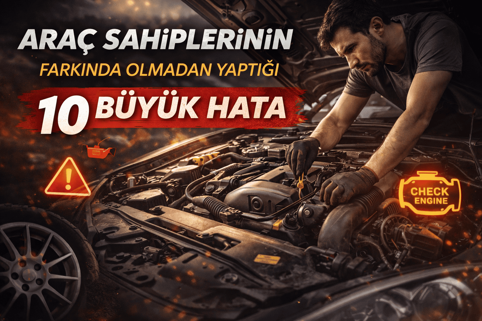 Araç bakımında yapılan yaygın hatalar ve motor kontrolü – Kızıldağ Otomotiv